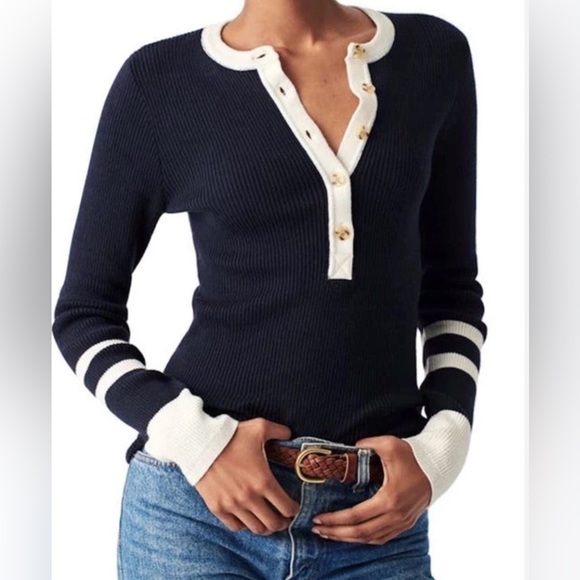 Faherty Sweaters - Faherty Mikki Henley top